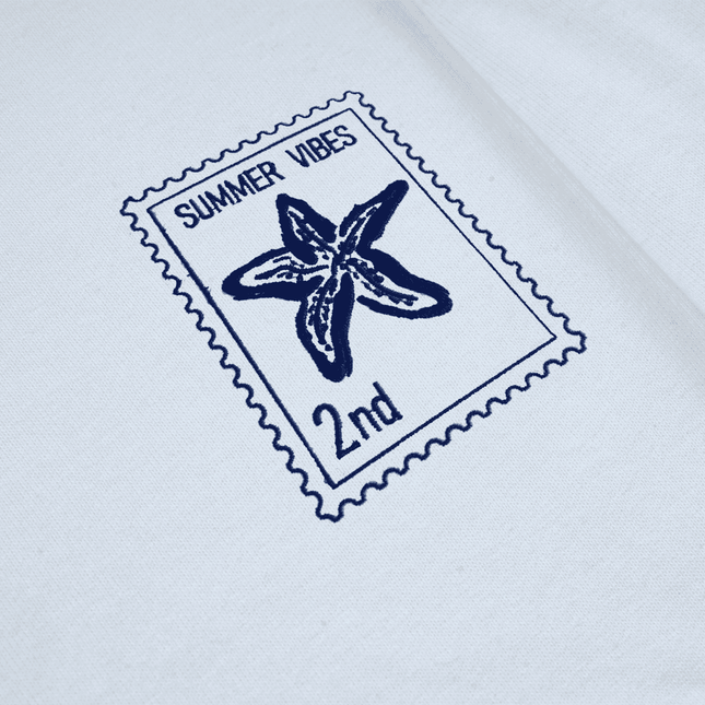 Sea Star - Summer Vibes 2nd - Unisex Oversized T-Shirt - White