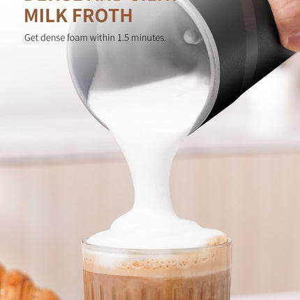 Electric Milk Frother and Steamer 300ml Cold Foam Maker SHARDOR