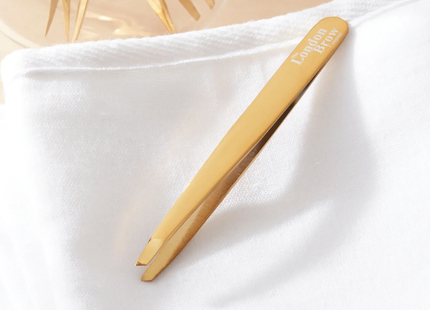 Gold Angled Brow Tweezers