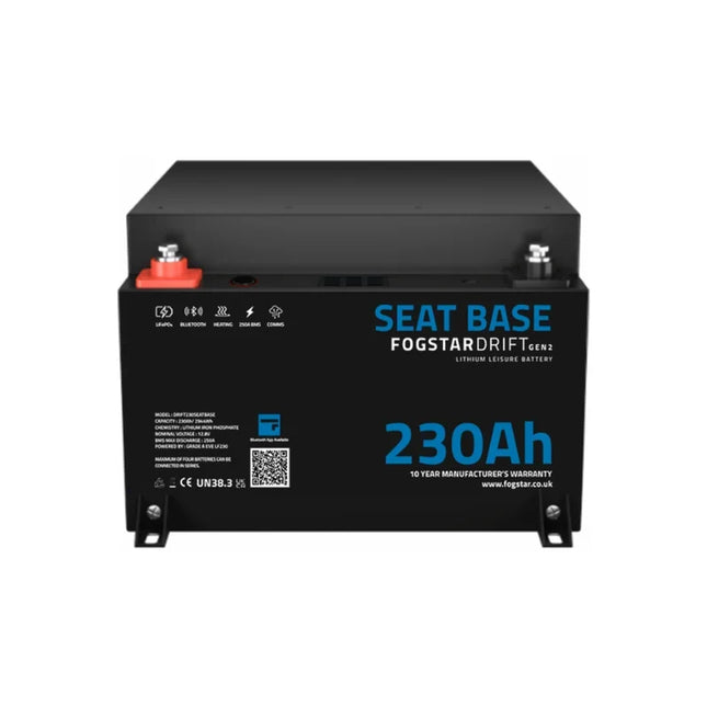 Seat Base Fogstar Drift 12V 230Ah Lithium Leisure Battery (Gen2)     Seat Base Fogstar Drift 12V 230Ah Lithium Leisure Battery (Gen2)