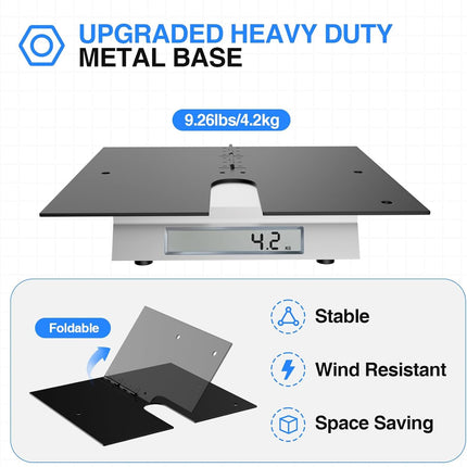 EMART 10x10ft Heavy Duty Backdrop Stand Kit – Adjustable Frame for Events