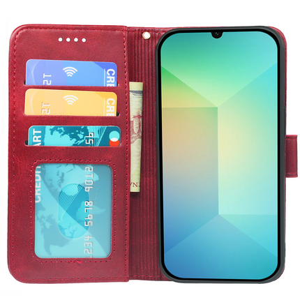 Samsung Galaxy A07 Book Flip Case Leather Wallet