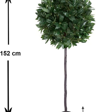 Artificial Bay Tree 5ft 150cm Premium Quality Decorative Plant GreenBrokers
