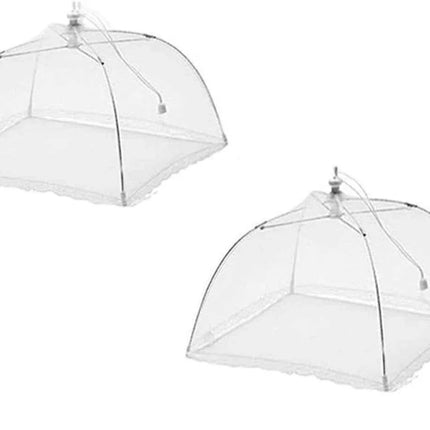 Pop-Up Mesh Food Cover Tent Umbrella Large 17" - 43 x 43 cm Reusable Collapsible