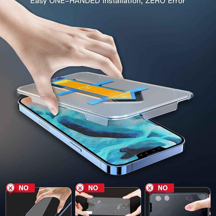 iPhone 13 / 13 Pro Tempered Glass Screen Protectors with Auto Alignment Tool