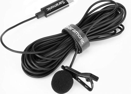 Saramonic Lavalier U3B Microphone USB-C for Mobile Devices and PCs Inc 6m Cable