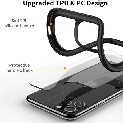 iPhone Case - Ultra Clear Hard Back Scratch-Resistant Hard Case for 11 Pro