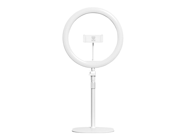 Kodak 10" Desk LED Ring Light for Selfies, Videos & Online Conferencing