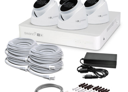 Swann AdvancedX 5MP 1TB 8-Channel Wired NVR CCTV with 4 Dome Camera Kit