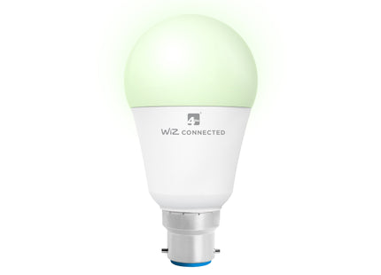 4lite WiZ Connected A60 Dimmable Multicolour WiFi LED Smart Bulb - B22 Bayonet