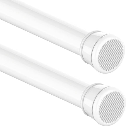 Shower Curtain Rod No Drill Extendable Anti Slip 2PCS 50-80cm Aiitomg