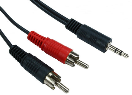 The Electronics Hub 3.5mm Stereo Jack to Twin RCA Phono Cable
