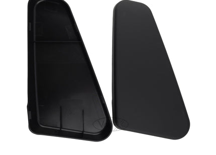 For VW T5, T5.1 Twin Seat Hinge Covers – Matte Black Finish for Transporter Interior Styling Upgrade