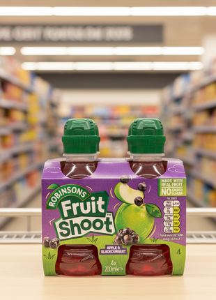 6 x Robinsons Fruit Shoot Apple & Blackcurrant 4 X 200Ml