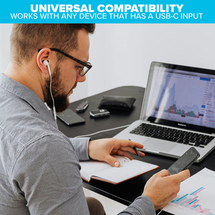 Maplin Wired USB-C Soft Fit Earbuds