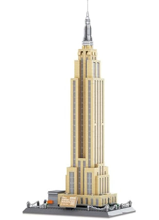 APOSTROPHE Games Empire State Building Block Set (1,993 Pieces) New York's Empire State Building Famous Landmark Series - Architecture Model for Kids and Adults