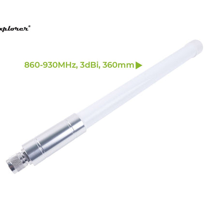 LoRa 3dBi Fiberglass Antenna Kit with base (860-930MHz 360mm) RFELA-1/389