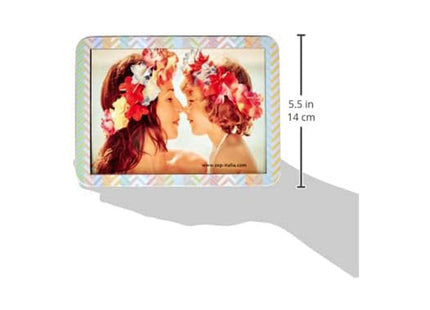 Metal 6x4inch Photo Storage Box with changeable 6x4 Inch Photo Lid – Photo Box / Keepsake Gift Box