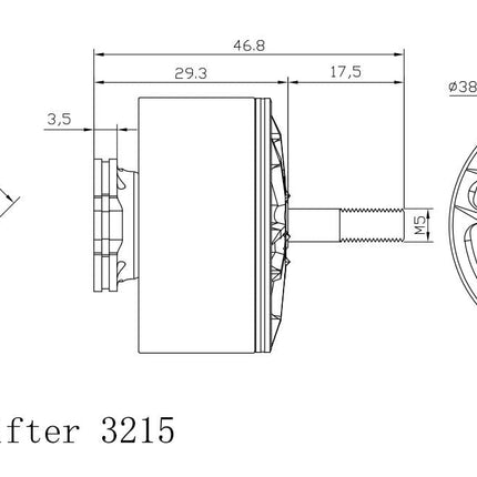 Xnova CineLifter Line 3215 Brushless Motors