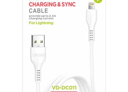 USB A to Lightning Fast Charging Data Cable