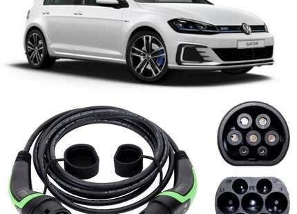 Volkswagen Golf GTE PHEV EV Charging Cables