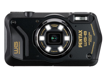 Pentax WG-8 20MP 5x Zoom Tough Compact Camera - Black