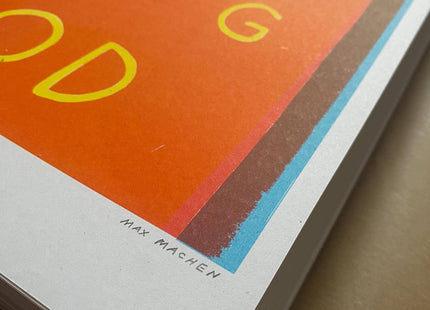 Looking Good Dog risograph print (A3)