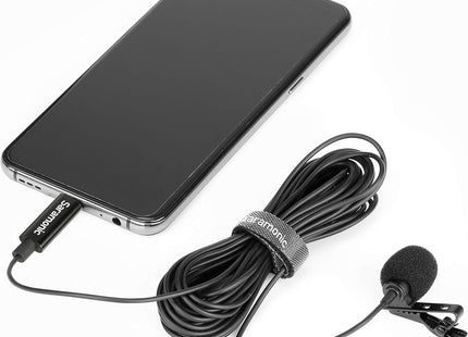 Saramonic Lavalier U3B Microphone USB-C for Mobile Devices and PCs Inc 6m Cable