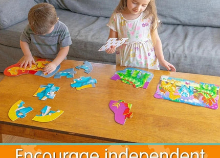 My First Puzzle Sets 4-in-1 Puzzle Set - Dino