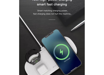 Devia 15W Triple Wireless Magnetic Charging Pad for Apple iPhone, Airpods & Watch