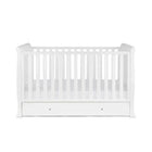 Ickle Bubba Snowdon Classic Cot Bed White - Without Mattress - Without Mattress