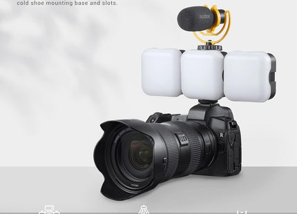 Godox LITEMONS LED6Bi Mini LED Video Light, CRI95, 3200K-6500K, Zoom & Meetings