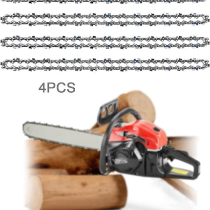 4-Pack 16'' Chainsaw Chains, 3/8'' Pitch, 0.050'' Gauge, 56 Links, Low-Kickback