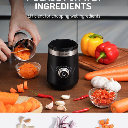 Coffee Grinder Electric 70g with 2 Stainless Steel Cups Spice Nuts SHARDOR