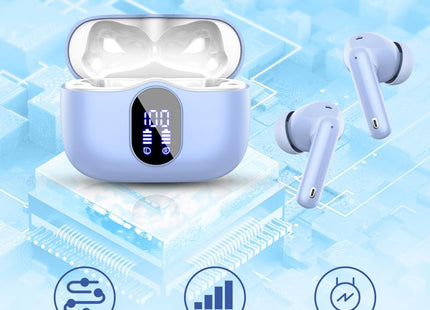 Wireless Earbuds Bluetooth 5.3 Deep Bass 36H Playtime Noise Cancel Btootos