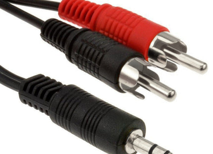 The Electronics Hub 3.5mm Stereo Jack to Twin RCA Phono Cable