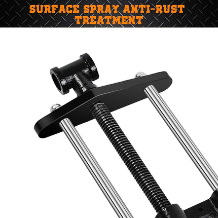 10.5" Heavy Duty Steel Front Vise – Workbench Clamp for Woodworking & Welding