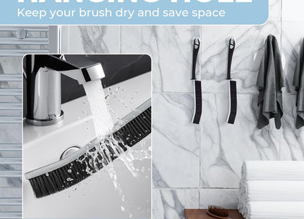 Crevice Cleaning Brush Set Hard Bristle for Grout Kitchen Bathroom 6pcs FOOGWEE