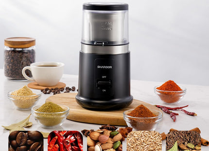 Electric Coffee Grinder 75g with Removable Stainless Steel One Bowl SHARDOR
