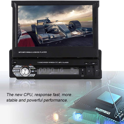 Multimedia Car Stereo 7'' 24Bit DAC, High-Speed USB2.0 Touch Screen WAV Support