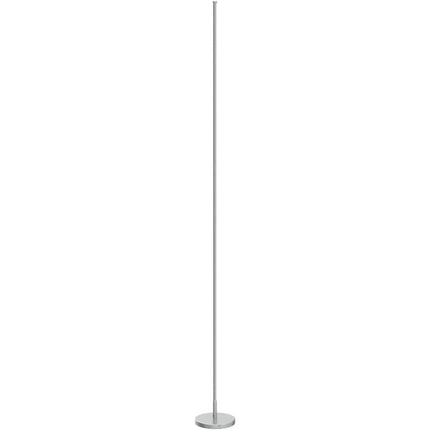 TACAHE Silver Corner Floor Lamp – Dimmable LED Mood Light with Remote, 57"