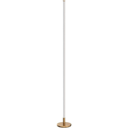 TACAHE Gold Corner Floor Lamp – Dimmable LED Mood Light with Remote, 57"