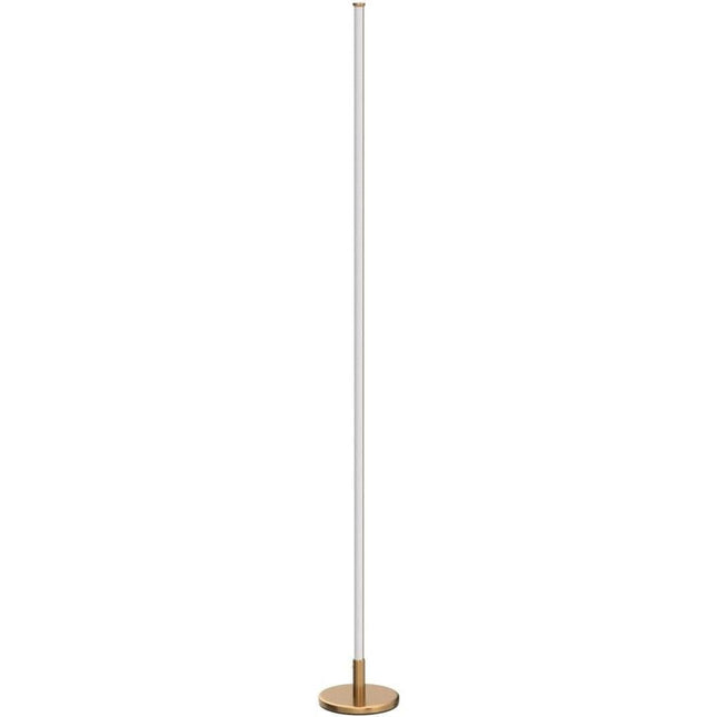 TACAHE Gold Corner Floor Lamp – Dimmable LED Mood Light with Remote, 57"