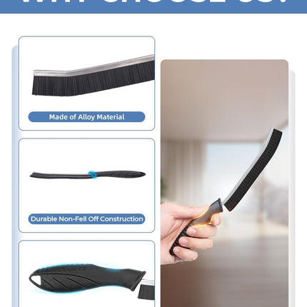 Crevice Cleaning Brush 6 Pack Hard Bristle Gap Cleaner Set Magic Brush Cleangor
