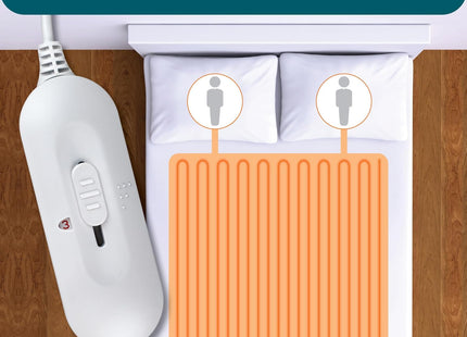 King Electric Blanket 165x137cm Soft Polyester with 3 Heat Settings Dreamcatcher