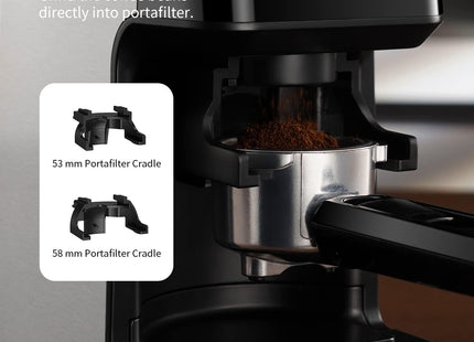 Conical Burr Coffee Grinder Electric 51 Settings with Timer Touchscreen Shardor