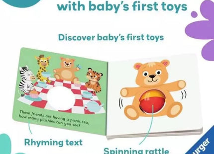 Play+ Ready Steady Shake Rattle Book - First Toy
