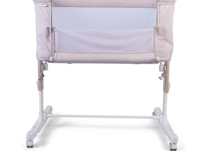 Red Kite Rockabye Bedside Crib - Oatmeal