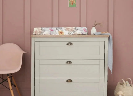 Tutti Bambini Verona Chest Changer - Dove Grey/Oak