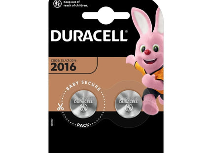 Duracell Electronics 2016 Lithium Coin Battery 2 pcs
